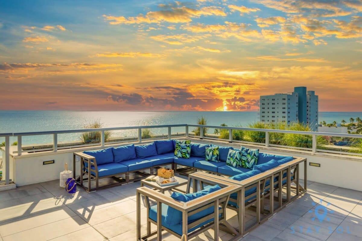 Rooftop Pool & Hot Tub - Gym - Hollywood Beach Apartment Exterior photo