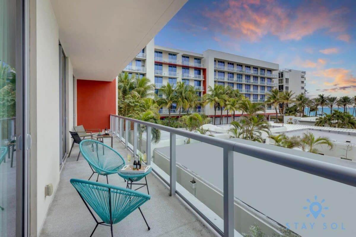 Rooftop Pool & Hot Tub - Gym - Hollywood Beach Apartment Exterior photo