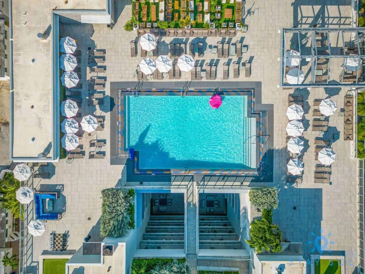 Rooftop Pool & Hot Tub - Gym - Hollywood Beach Apartment Exterior photo