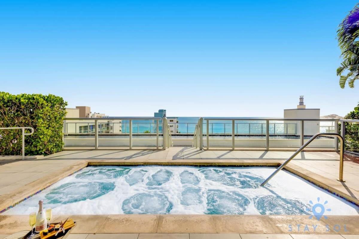 Rooftop Pool & Hot Tub - Gym - Hollywood Beach Apartment Exterior photo